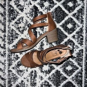 Brown Strappy Sandals